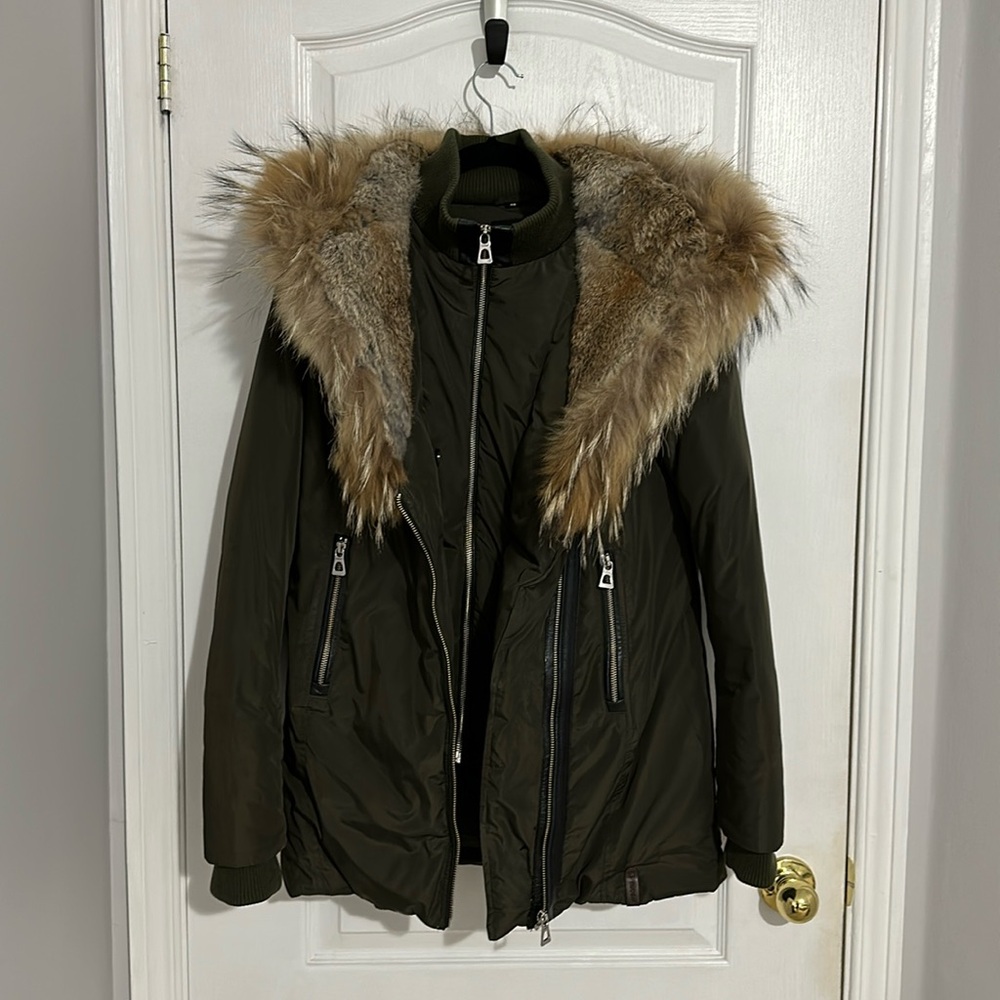 RUDSAK small Army green parka